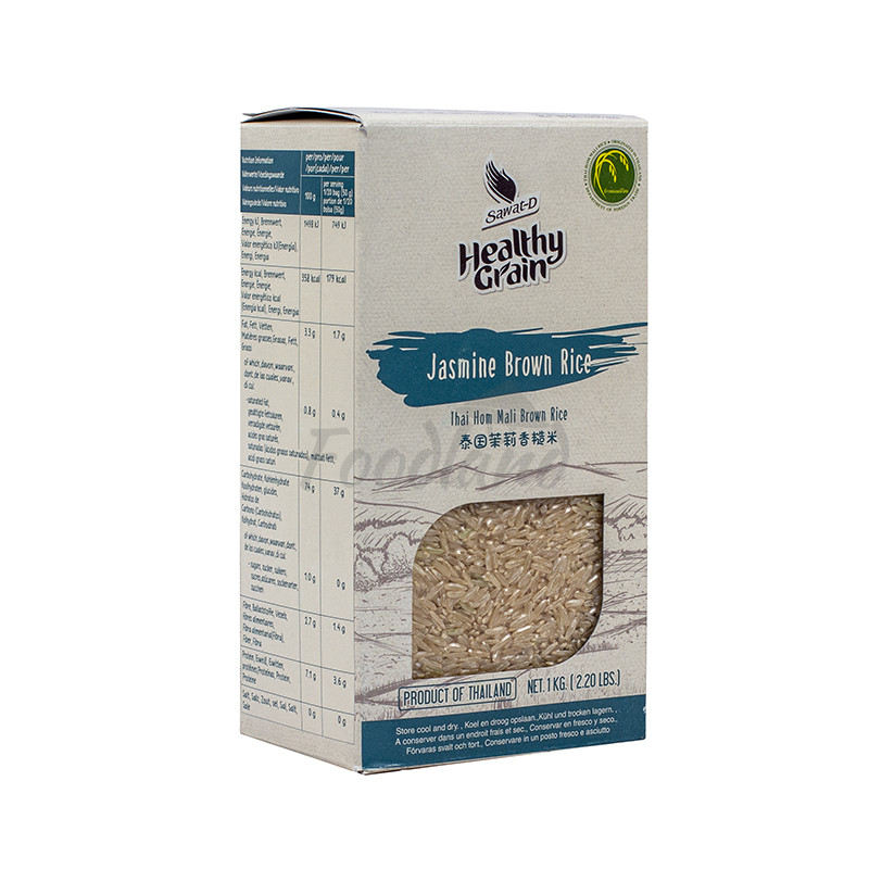 Brown Rice Healthy Grain Jasmine 1Kg - Dorice Afroshoshop