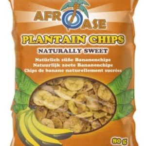 Plantain Chips 80g Afro Ase - Naturally Sweet